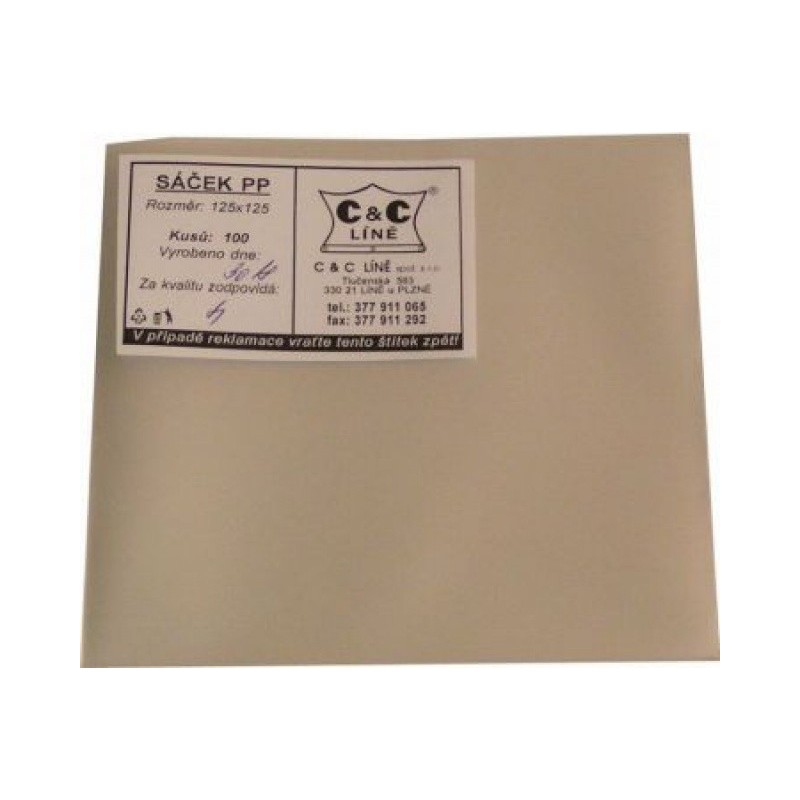 Pošetka PP 125x125/70µm