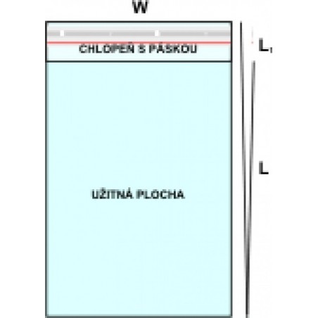 Sáček PP 215x300+25CHP/30μm - na A4
